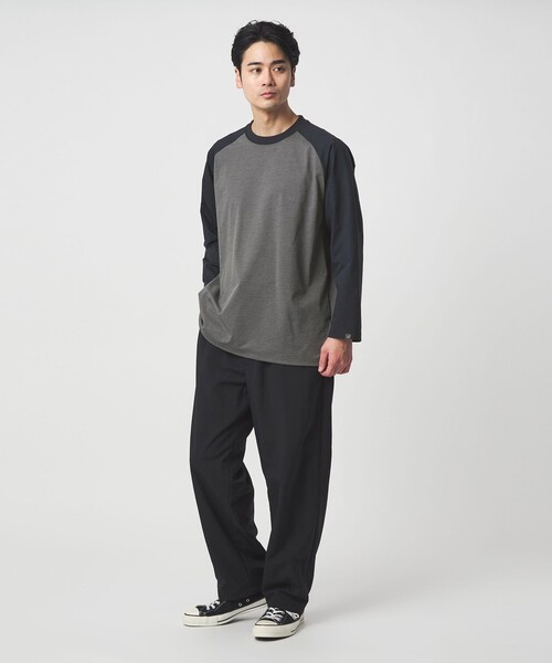 DAIWA（ダイワ）の「【別注】＜DAIWA＞GLR 合繊 ラグラン Tシャツ（Tシャツ/カットソー・メンズ・ブラック/グレー系/オフホワイト・M/L/XL）」の15枚目の写真