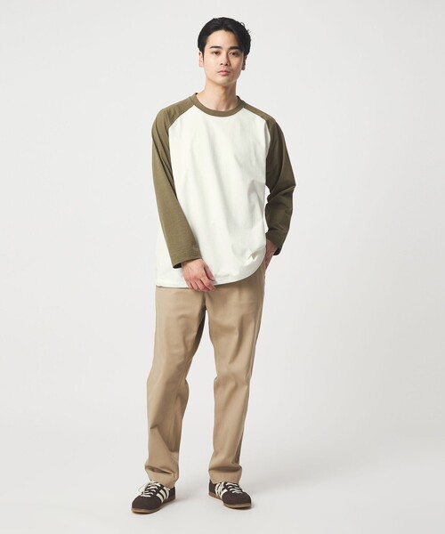 DAIWA（ダイワ）の「【別注】＜DAIWA＞GLR 合繊 ラグラン Tシャツ（Tシャツ/カットソー・メンズ・ブラック/グレー系/オフホワイト・M/L/XL）」の16枚目の写真