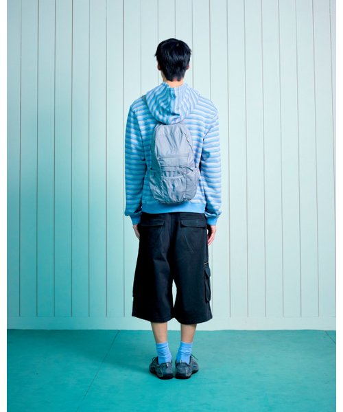 THECOLDESTMOMENT（ザコールデストモーメント）の「TCM belt strap nylon backpack (grey)（バックパック/リュック・レディース・その他・OS）」の6枚目の写真