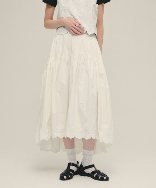 【eL】Made in India Embroidery Skirt/645533