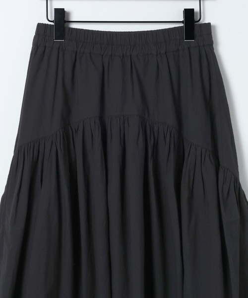 eL(エル)の「【eL】Made in India Embroidery Skirt/645533(スカート・レディース・オフホワイト/ブラック・FREE)」の13枚目の写真