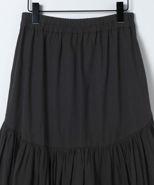 eL(エル)の「【eL】Made in India Embroidery Skirt/645533(スカート・レディース・オフホワイト/ブラック・FREE)」の16枚目の写真