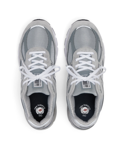NEW BALANCE(ニューバランス)の「NEW BALANCE(ニューバランス) MADE U990GR4(スニーカー・メンズ・ライトグレー・26.5cm/26cm/25.5cm/28.5cm/28cm/27.5cm/27cm)」の6枚目の写真