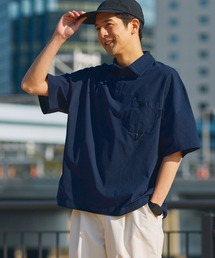 THE CRAFT CREW PRODUCTS（ザクラフトクループロダクツ）の「【EPIX AIRシリーズ】<セットアップ対応>ボックスシルエット ドローコード ポケット半袖ポロシャツ   接触冷感・UVカット・クイックドライ【THE CRAFT CREW PRODUCTS】（ポロシャツ）」