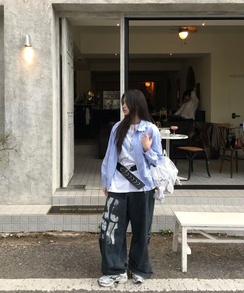 COVERNAT WOMAN（カバーナットウーマン）の「ウーマンストライプシアサーカーブルージョンジャケットブルー（ブルゾン・レディース・その他・WM/WS）」の9枚目の写真