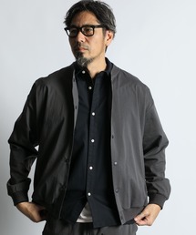 The DUFFER of ST.GEORGE（ザダファーオブセントジョージ）の「【WEB限定アイテム】HIGH-TECH SEERSUCKER "COOLMAX" BZ:クールマックス シアサッカー スナップブルゾン   ライトアウター   セットアップ対応（ブルゾン）」