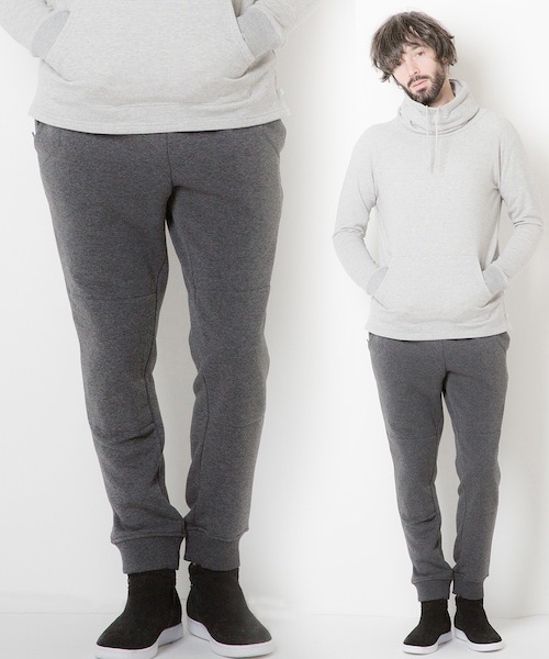 rehacer（レアセル）の「Micro fur sweat pants（その他パンツ・メンズ・チャコールグレー/ブラック・MEDIUM/SMALL/LARGE）」の2枚目の写真