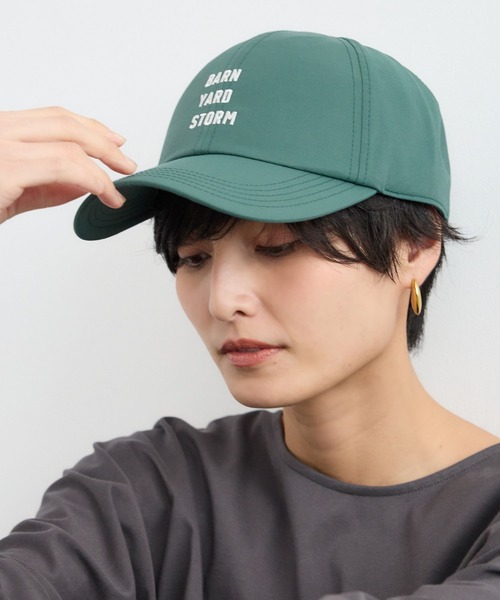 BARNYARDSTORM（バンヤードストーム）の「BARNYARDSTORM / BYS刺繍ロゴCAP（キャップ・レディース・ブラウン/オフホワイト/グリーン・FREE）」の5枚目の写真