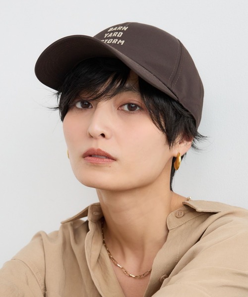 BARNYARDSTORM（バンヤードストーム）の「BARNYARDSTORM / BYS刺繍ロゴCAP（キャップ・レディース・ブラウン/オフホワイト/グリーン・FREE）」の20枚目の写真