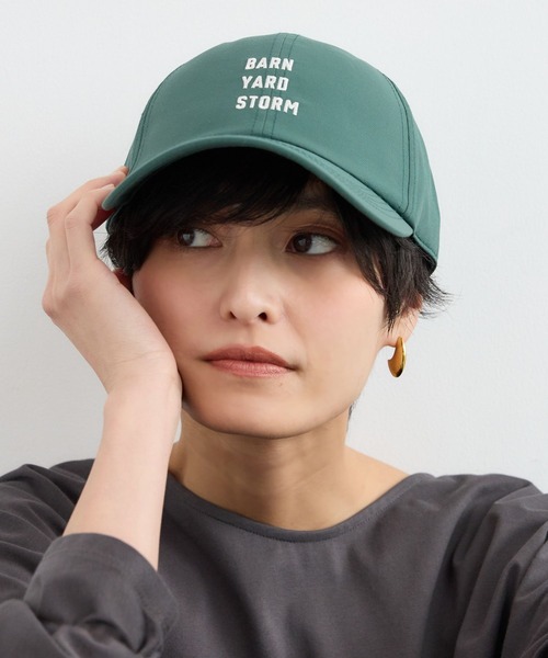 BARNYARDSTORM（バンヤードストーム）の「BARNYARDSTORM / BYS刺繍ロゴCAP（キャップ・レディース・ブラウン/オフホワイト/グリーン・FREE）」の15枚目の写真
