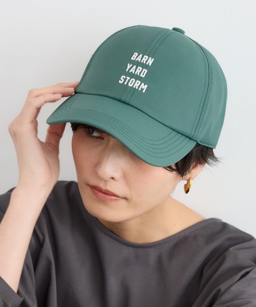 BARNYARDSTORM（バンヤードストーム）の「BARNYARDSTORM / BYS刺繍ロゴCAP（キャップ・レディース・ブラウン/オフホワイト/グリーン・FREE）」の14枚目の写真