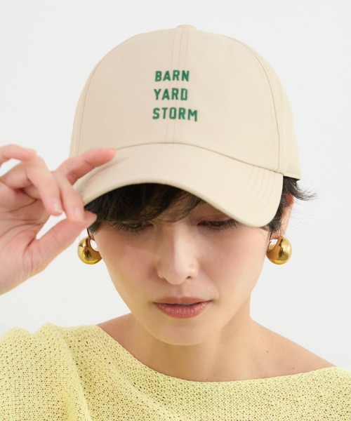 BARNYARDSTORM（バンヤードストーム）の「BARNYARDSTORM / BYS刺繍ロゴCAP（キャップ・レディース・ブラウン/オフホワイト/グリーン・FREE）」の12枚目の写真