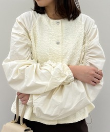 ジャガードブルゾン