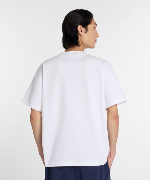 NEW BALANCE(ニューバランス)の「NB GREY ポケットTシャツ(Tシャツ/カットソー・メンズ・ホワイト/ブラック/セージグリーン・MEDIUM/XX-LARGE/X-LARGE/LARGE/SMALL)」の16枚目の写真