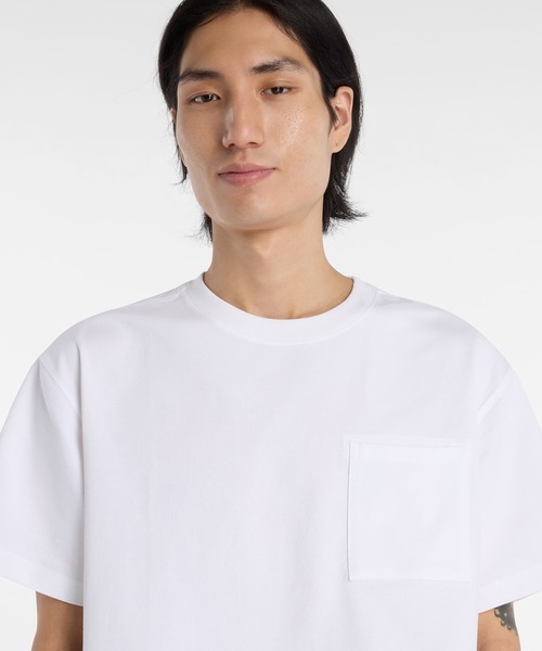 NEW BALANCE(ニューバランス)の「NB GREY ポケットTシャツ(Tシャツ/カットソー・メンズ・ホワイト/ブラック/セージグリーン・MEDIUM/XX-LARGE/X-LARGE/LARGE/SMALL)」の15枚目の写真