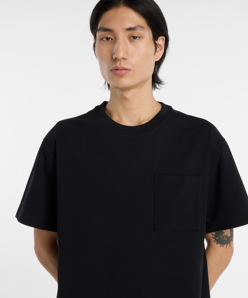 NEW BALANCE(ニューバランス)の「NB GREY ポケットTシャツ(Tシャツ/カットソー・メンズ・ホワイト/ブラック/セージグリーン・MEDIUM/XX-LARGE/X-LARGE/LARGE/SMALL)」の11枚目の写真