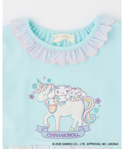 baby cheer（ベイビーチアー）の「【マイメロディ/シナモロール/クロミ】ユニコーンワンピース（ワンピース・キッズ・ラベンダー/ブルー/ピンク・110cm/100cm/90cm/80ｃｍ/120cm）」の5枚目の写真