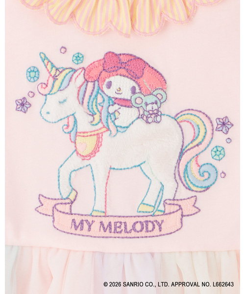 baby cheer（ベイビーチアー）の「【マイメロディ/シナモロール/クロミ】ユニコーンワンピース（ワンピース・キッズ・ラベンダー/ブルー/ピンク・110cm/100cm/90cm/80ｃｍ/120cm）」の8枚目の写真