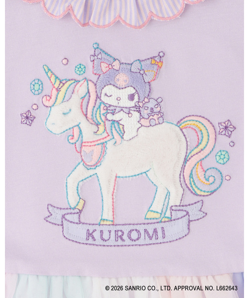 baby cheer（ベイビーチアー）の「【マイメロディ/シナモロール/クロミ】ユニコーンワンピース（ワンピース・キッズ・ラベンダー/ブルー/ピンク・110cm/100cm/90cm/80ｃｍ/120cm）」の9枚目の写真