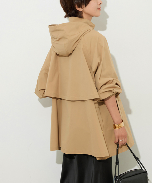 JOURNAL STANDARD relume（ジャーナルスタンダード　レリューム）の「《追加2》撥水サーブルクロスマウンテンパーカー（マウンテンパーカー・レディース・チャコールグレー/ベージュ/カーキ・FREE）」の18枚目の写真