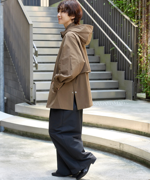 JOURNAL STANDARD relume（ジャーナルスタンダード　レリューム）の「《追加2》撥水サーブルクロスマウンテンパーカー（マウンテンパーカー・レディース・チャコールグレー/ベージュ/カーキ・FREE）」の20枚目の写真