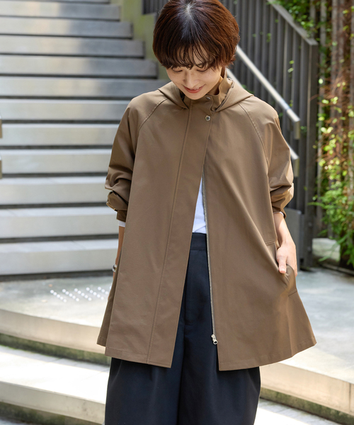 JOURNAL STANDARD relume（ジャーナルスタンダード　レリューム）の「《追加2》撥水サーブルクロスマウンテンパーカー（マウンテンパーカー・レディース・チャコールグレー/ベージュ/カーキ・FREE）」の22枚目の写真