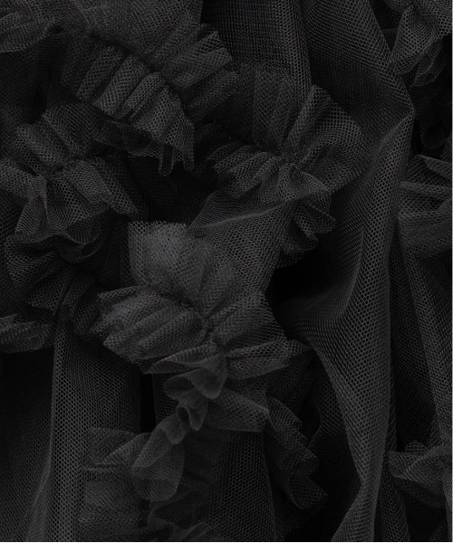 RANDA(ランダ)の「フリルティアードチュールスカート(スカート・レディース・ピンク/ホワイト/ブラック・0/1)」の21枚目の写真