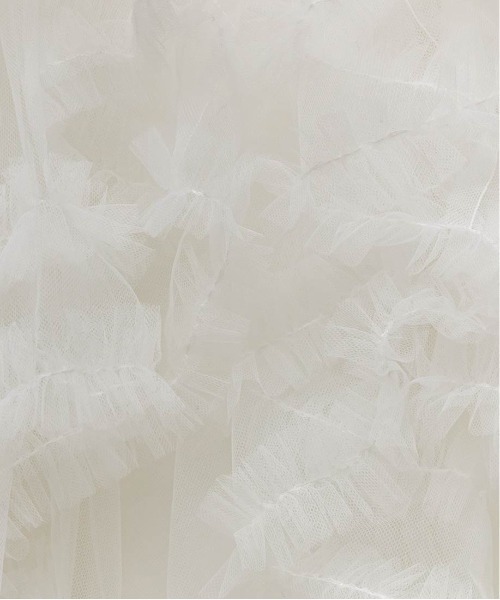 RANDA(ランダ)の「フリルティアードチュールスカート(スカート・レディース・ピンク/ホワイト/ブラック・0/1)」の22枚目の写真