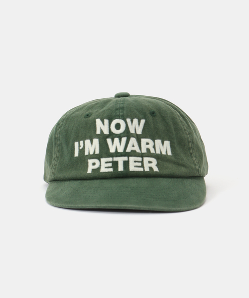 B.C STOCK(ベーセーストック)の「【WEB+一部店舗限定】MY NAME IS PETER / 6-PANEL NOW I'M WARM PETER CAP(キャップ・レディース・グリーン/レッド・FREE)」の14枚目の写真