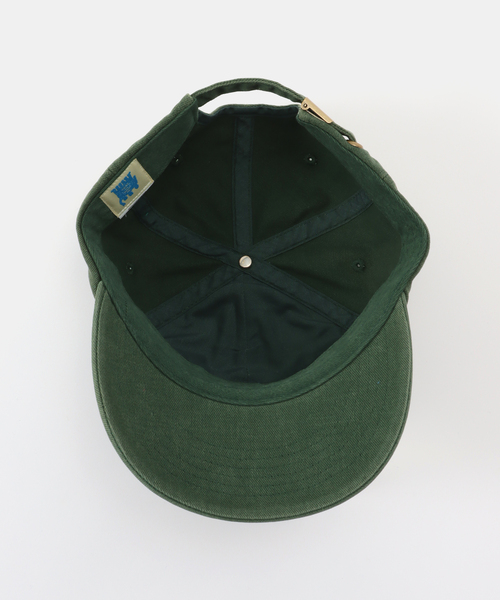 B.C STOCK(ベーセーストック)の「【WEB+一部店舗限定】MY NAME IS PETER / 6-PANEL NOW I'M WARM PETER CAP(キャップ・レディース・グリーン/レッド・FREE)」の6枚目の写真