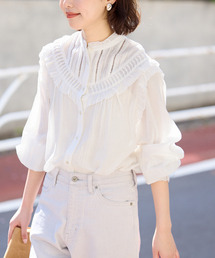 SLOBE IENA（スローブイエナ）の「《WEB限定》フリルピンタックブラウス（シャツ/ブラウス）」