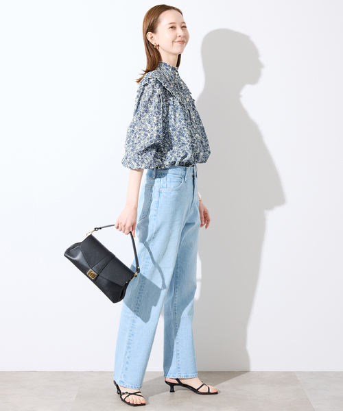 SLOBE IENA（スローブイエナ）の「《WEB限定/》フリルピンタックブラウス（シャツ/ブラウス・レディース・ブルー系その他/ホワイト/ブラック・FREE）」の17枚目の写真