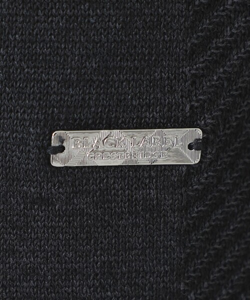 BLACK LABEL CRESTBRIDGE（ブラックレーベル・クレストブリッジ）の「リネンミックスシャドーチェックニット（ニット/セーター・メンズ・ライトグレー/ブルー系その他4/ブラック・M/XL/L）」の12枚目の写真