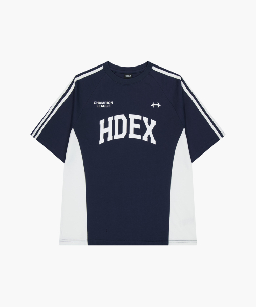 HDEX(エイチデックス)の「サイドカラーブロックショートスリーブ(Navy)(Tシャツ/カットソー・メンズ・ネイビー・MEDIUM/LARGE/X-LARGE/2XL)」の2枚目の写真