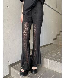 MURUA | 【WEB限定】レースパッチワークフレアパンツ(その他パンツ)