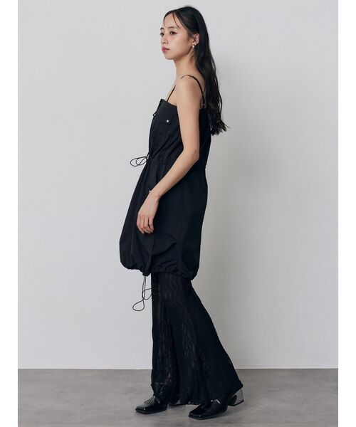 MURUA（ムルーア）の「【WEB限定】レースパッチワークフレアパンツ（その他パンツ・レディース・アイボリー/ブラック・FREE）」の9枚目の写真