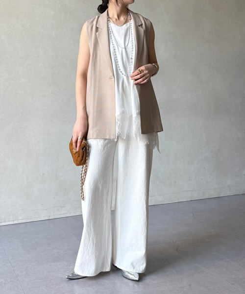 DouDou（ドゥドゥ）の「【WEB限定】メッシュジレ（ベスト・レディース・ブラック/ベージュ/ネイビー・FREE）」の12枚目の写真