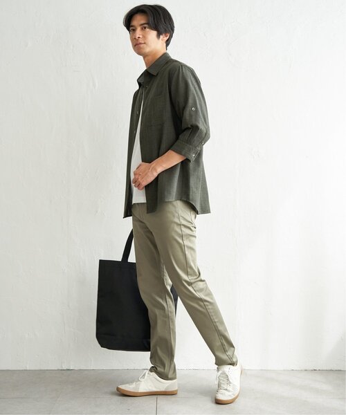 ikka(イッカ)の「速乾ドビー袖2WAYシャツ(シャツ/ブラウス・メンズ・ベージュ/ネイビー/カーキ・M/XL/L/S)」の7枚目の写真