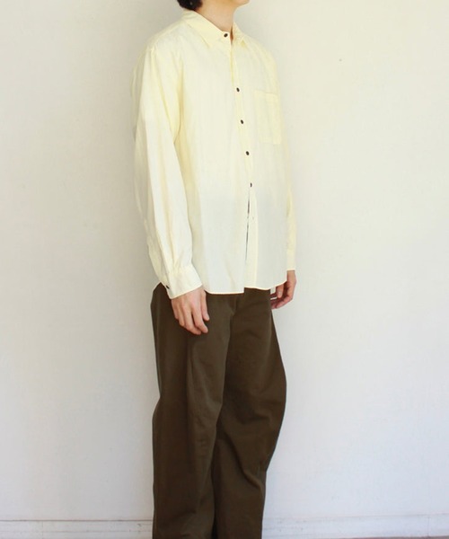 soe（ソーイ）の「Dad Shirts（シャツ/ブラウス・メンズ・チェック/イエロー・1）」の7枚目の写真