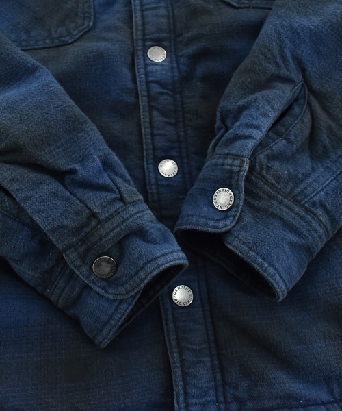 Dickies(ディッキーズ)の「【USED】GENUINE Dickies ヘビーネル フリースライナー(シャツ/ブラウス・メンズ・ネイビー・LARGE)」の4枚目の写真