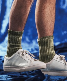 ANGENEHM（アンゲネーム）の「mko13524-Logo Tab Socks -Tie-dye ソックス(AG06-018scg)（ソックス/靴下）」