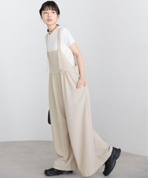 ワイドパンツサロペット