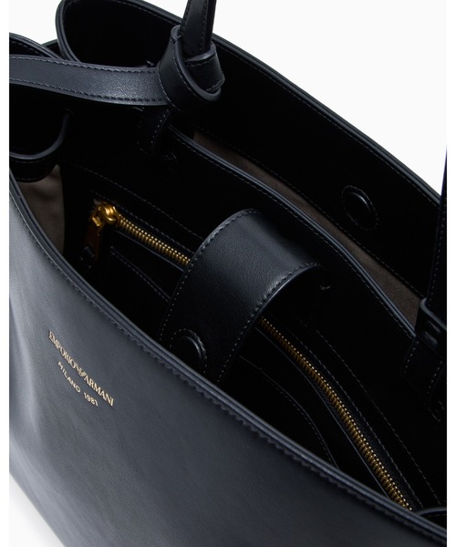 EMPORIO ARMANI（エンポリオアルマーニ）の「【エンポリオ アルマーニ】ハンドバッグ スムースレザー（ハンドバッグ・レディース・ブラック/ベージュ・FREE）」の12枚目の写真