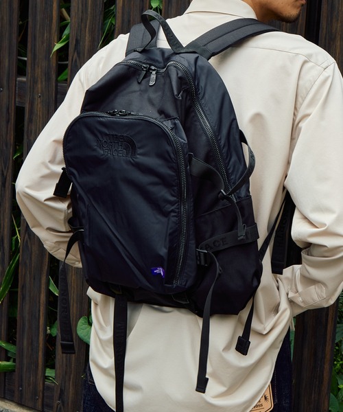 THE NORTH FACE PURPLE LABEL(ザ ノースフェイス パープルレーベル)の「【THE NORTH FACE Purple Label/ザ・ノースフェイスパープルレーベル】CORDURA Nylon Day Pack(バックパック/リュック・メンズ・ブラック/グレー・FREE)」の1枚目の写真