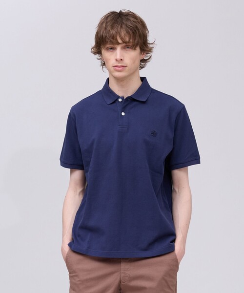 J.PRESS(ジェイプレス)の「【休日にも仕事にもゴルフにも】コットンカノコオーバーダイ ポロシャツ(ポロシャツ・メンズ・ネイビー系/パープル系/グリーン系/ホワイト系・SMALL/MEDIUM/LARGE/X-LARGE)」の3枚目の写真
