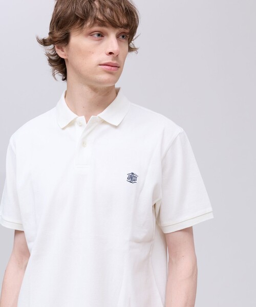 J.PRESS(ジェイプレス)の「【休日にも仕事にもゴルフにも】コットンカノコオーバーダイ ポロシャツ(ポロシャツ・メンズ・ネイビー系/パープル系/グリーン系/ホワイト系・SMALL/MEDIUM/LARGE/X-LARGE)」の5枚目の写真