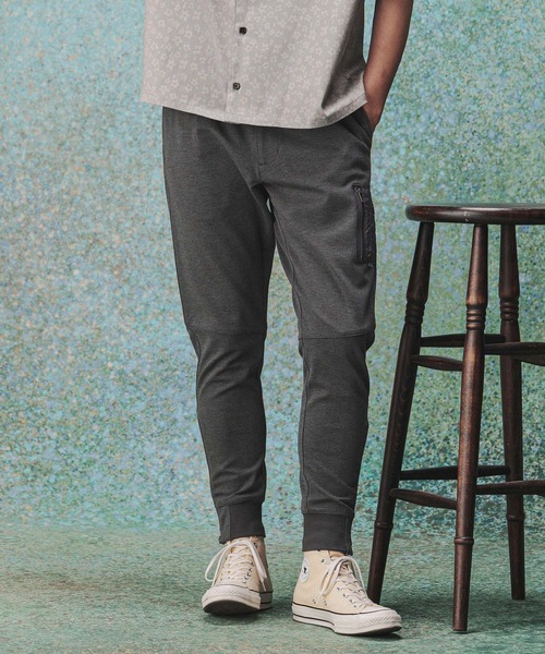 THEOREM(セオレム)の「mp14974- Hyper Stretch MA-1 Eazy Pants ボンバーパンツ(TRM26-P026S)(スウェットパンツ・メンズ・グレー/ブラック・XL/L/M)」の9枚目の写真