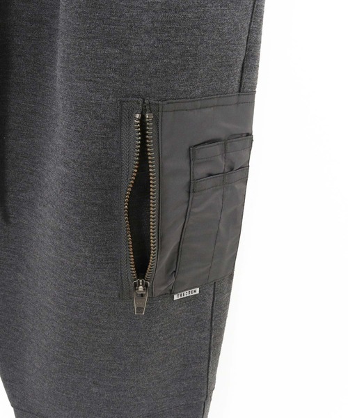 THEOREM(セオレム)の「mp14974- Hyper Stretch MA-1 Eazy Pants ボンバーパンツ(TRM26-P026S)(スウェットパンツ・メンズ・グレー/ブラック・XL/L/M)」の22枚目の写真