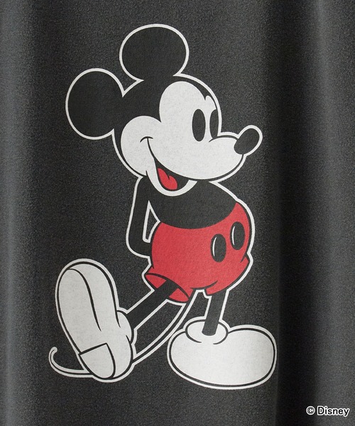 GOOD ROCK SPEED(グッドロックスピード)の「GOOD ROCK SPEED/グッドロックスピード/ MickeyMouse / Disney / ダメ―ジクルーネックTシャツ 秋 秋服 2026年秋冬(Tシャツ/カットソー・メンズ・ホワイト/ブラック・S/M/L)」の14枚目の写真