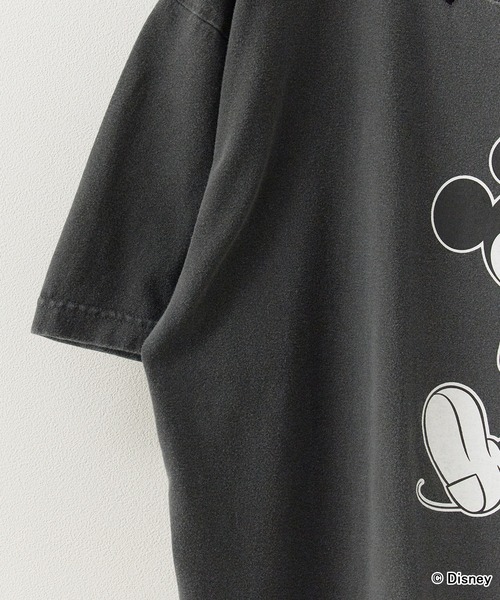 GOOD ROCK SPEED(グッドロックスピード)の「GOOD ROCK SPEED/グッドロックスピード/ MickeyMouse / Disney / ダメ―ジクルーネックTシャツ 秋 秋服 2026年秋冬(Tシャツ/カットソー・メンズ・ホワイト/ブラック・S/M/L)」の15枚目の写真